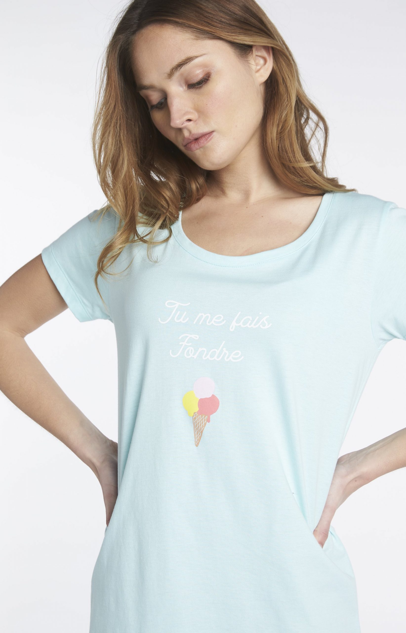T.shirt de nuit Ice cream